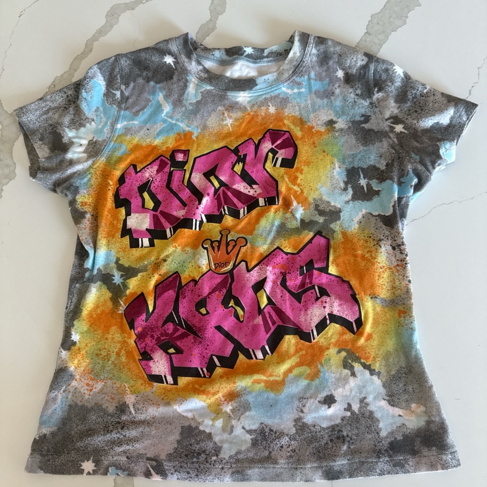 Dior Kaos graffiti shirt